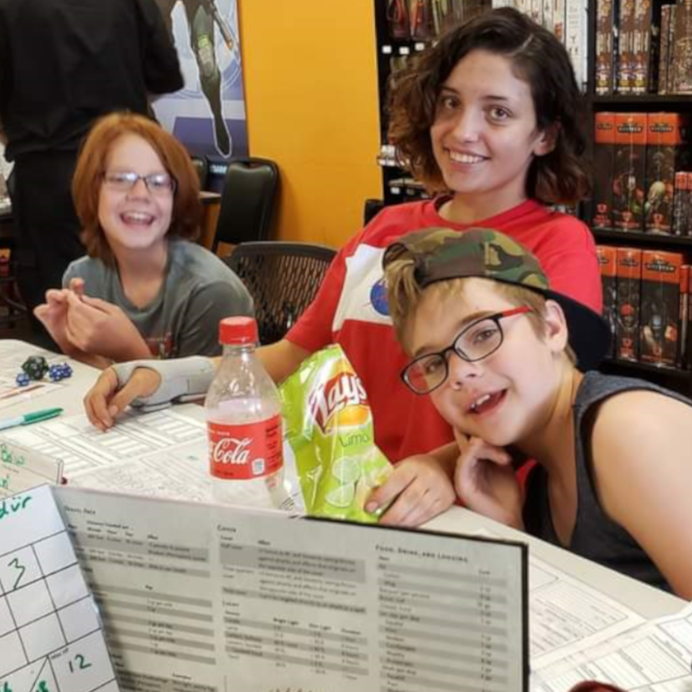 Younglings playing D&D